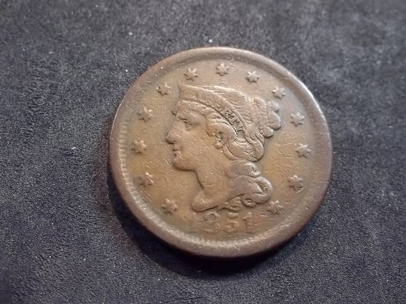 1851 Large Cent