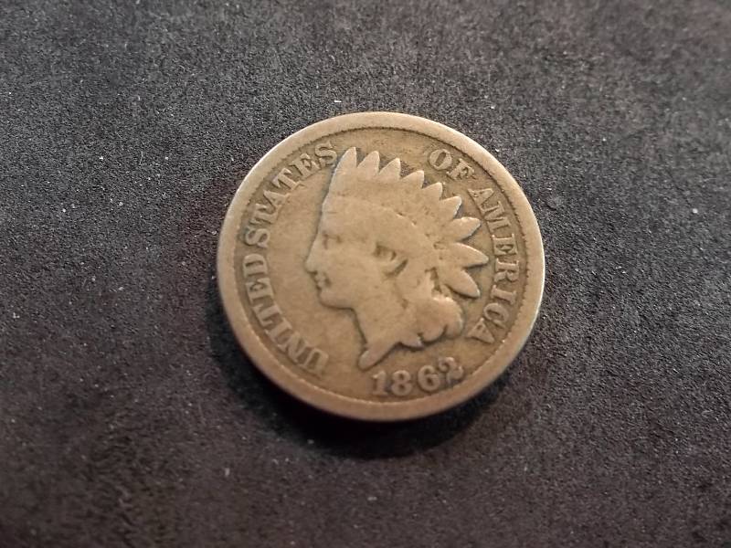 1862 Indian Head Cent