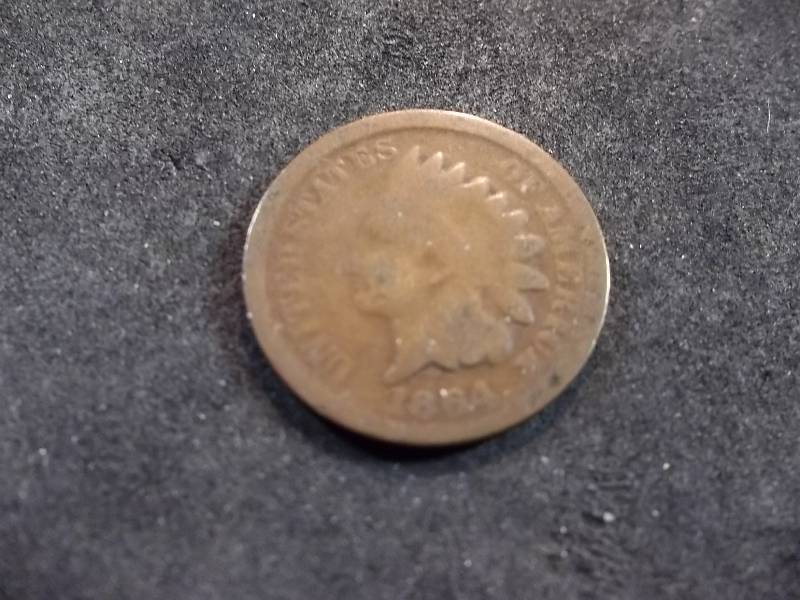 1864 Indian Head Cent Copper