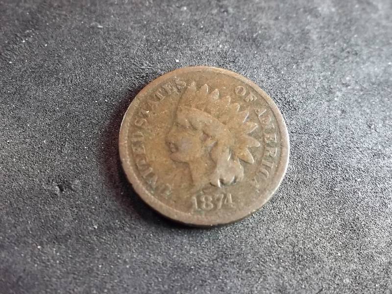 1874 Indian Head Cent