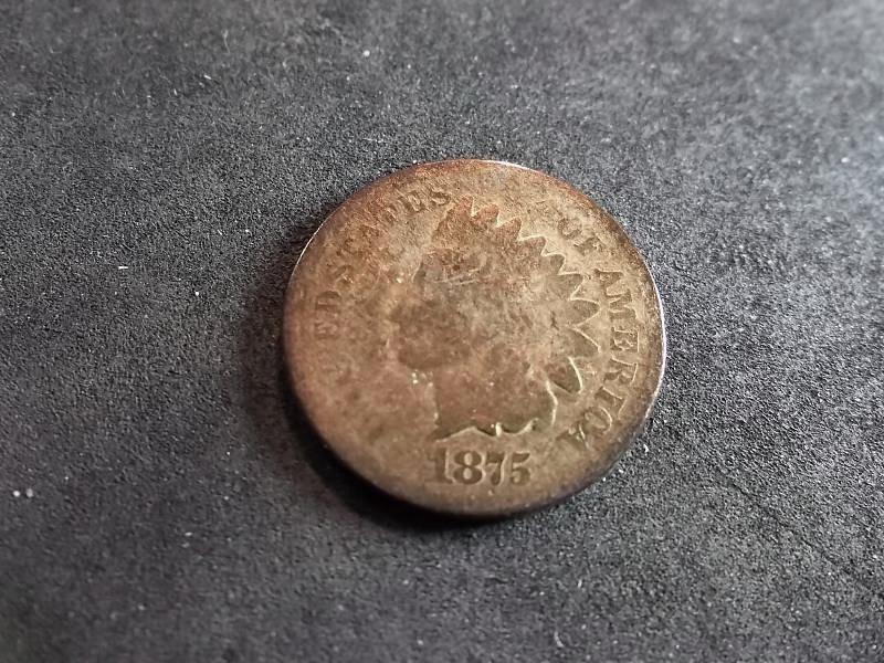 1875 Indian Head Cent