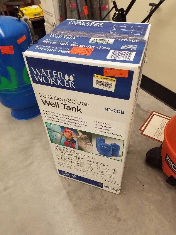 lot 80 image: 20 Gal. Pressurized Well Tank (Qty.2)