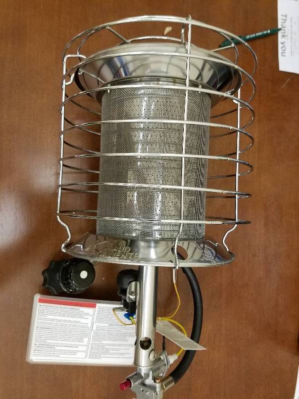 lot 101 image: 40K BTU 360 Degree Tank Top Gas Portable Heater (Qty.15)