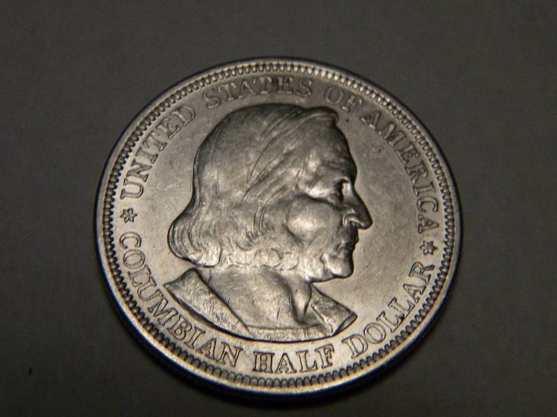 1893 Columbian Exposition Silver Half Dollar