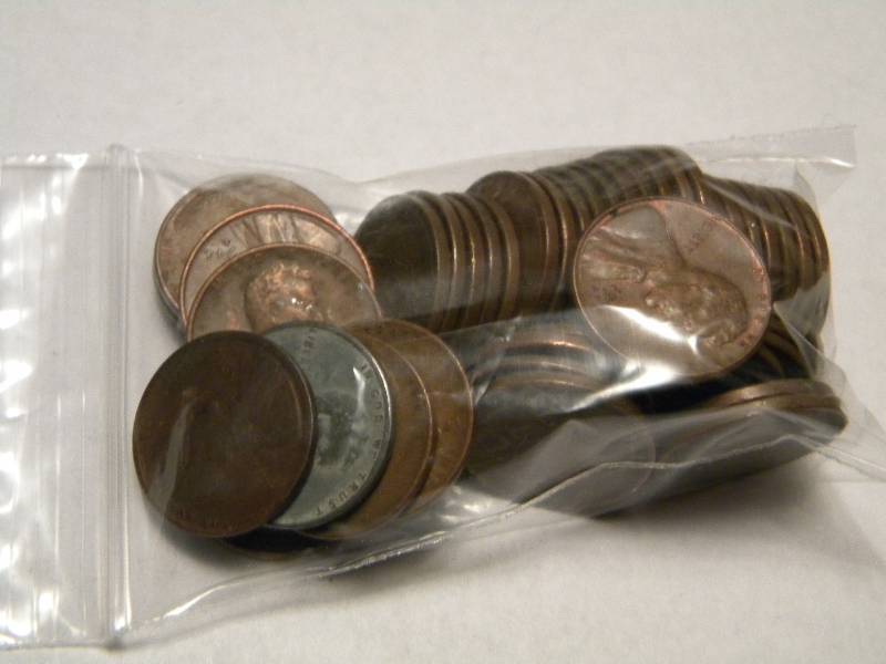 50 Wheat Back Pennies