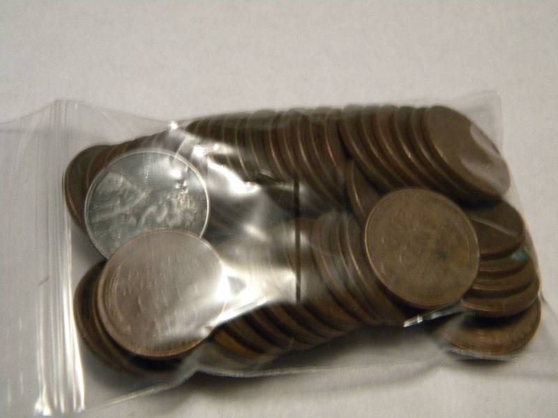50 Wheat Back Pennies