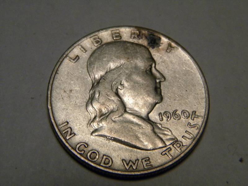 1960 Franklin Silver Half Dollar