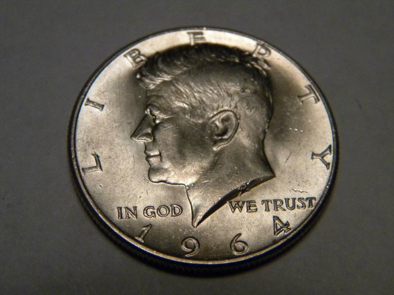 1964 D Kennedy Silver Half Dollar