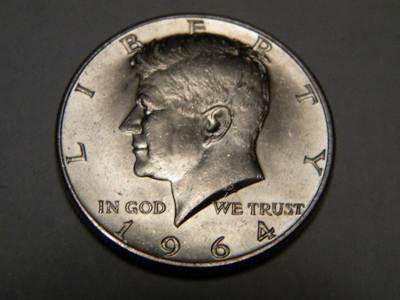 1964 D Kennedy Silver Half Dollar