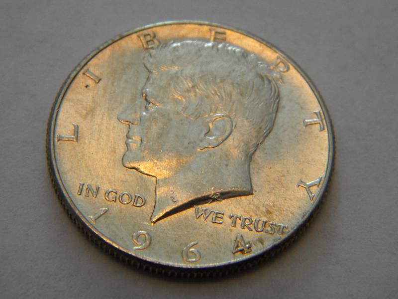 1964 D Kennedy Silver Half Dollar