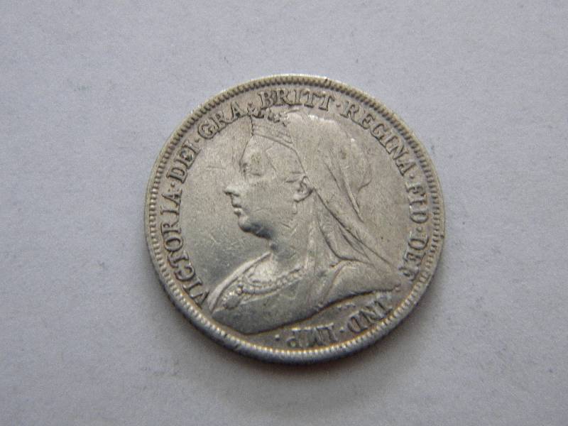 1894 Silver One Shilling