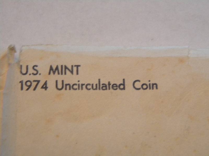 1974 U.S. Mint Uncirculated Coin Set