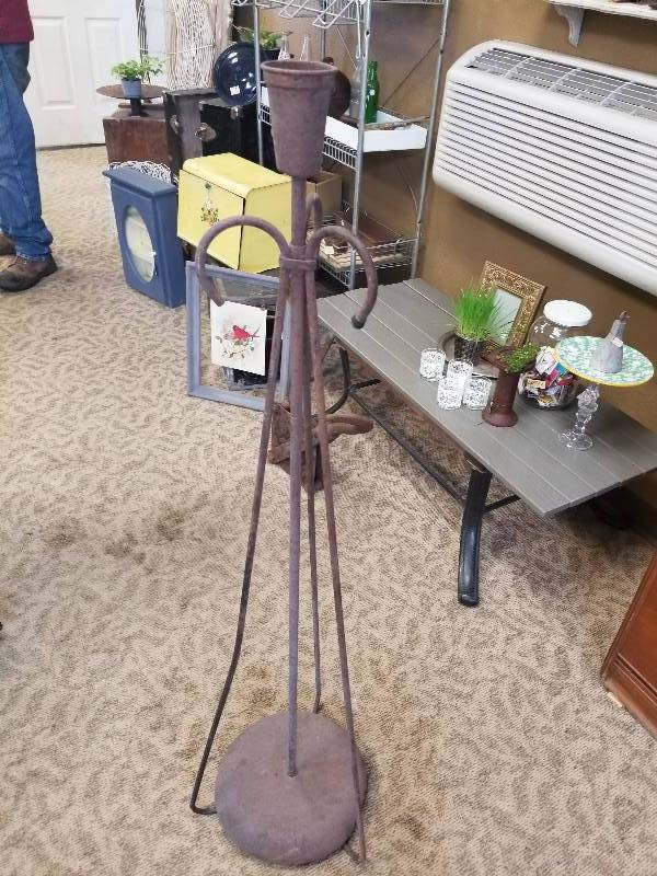 Antique lamp stand