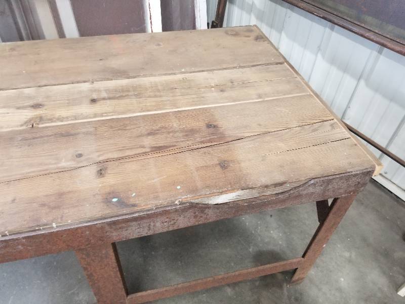 Industrial table and base