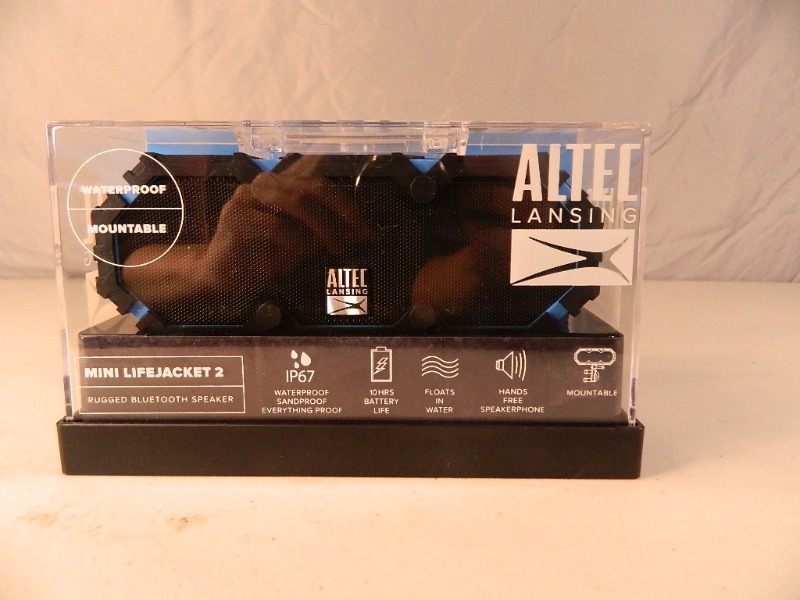 New Altec Lansing Rugged Bluetooth Speaker