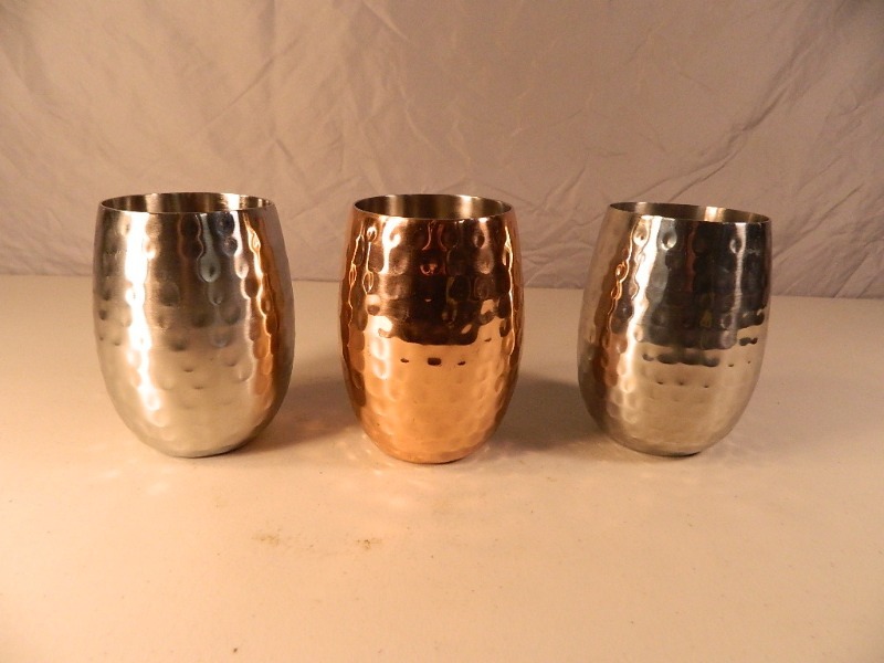 3 New Double Walled Moscow Mule Mugs