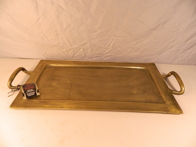 bronze serving tray