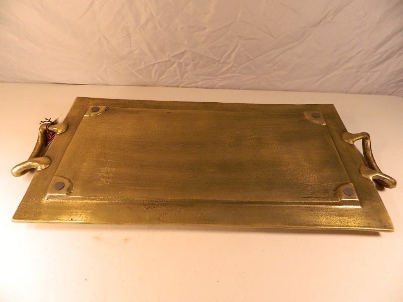 bronze serving tray