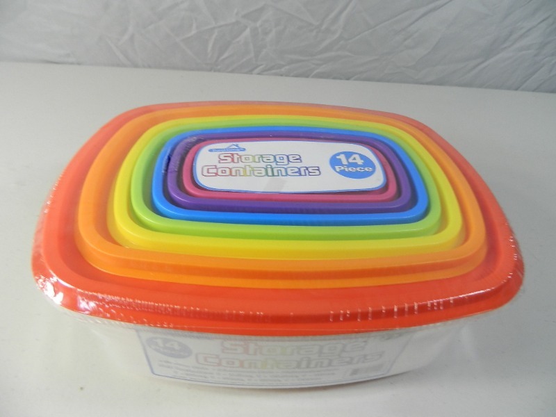 New 14 Pc Storage Container Set