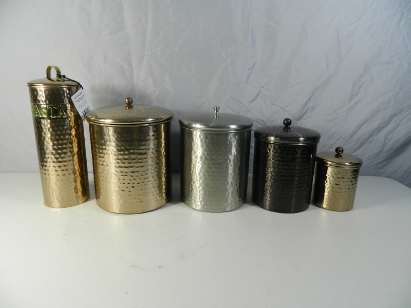 New Stainless Steel Canisters