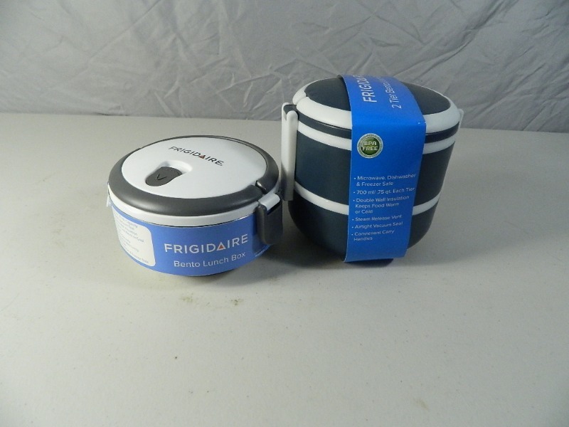 2 New Frigidaire Bento Lunchboxes