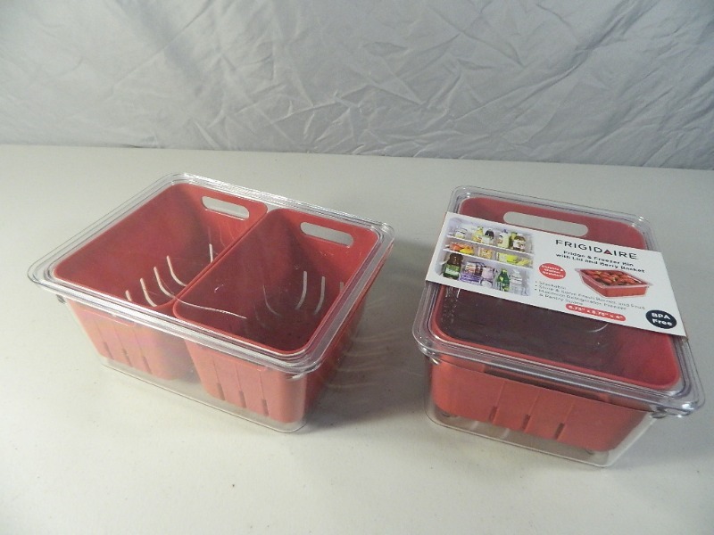 2 New Frigidaire Berry Baskets with Lids