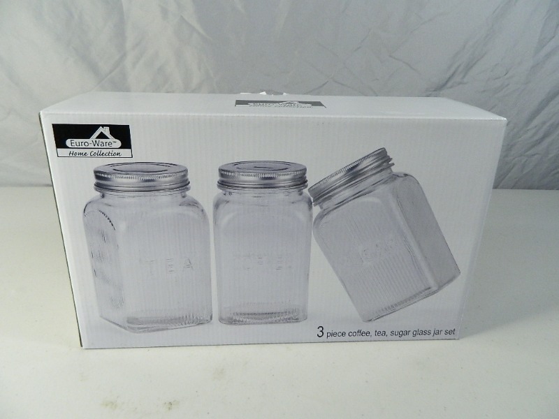 New Glass Jar Set