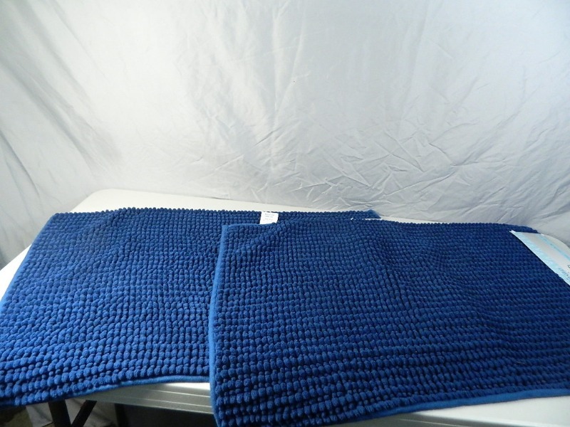 2 New Chenille Bath Rugs