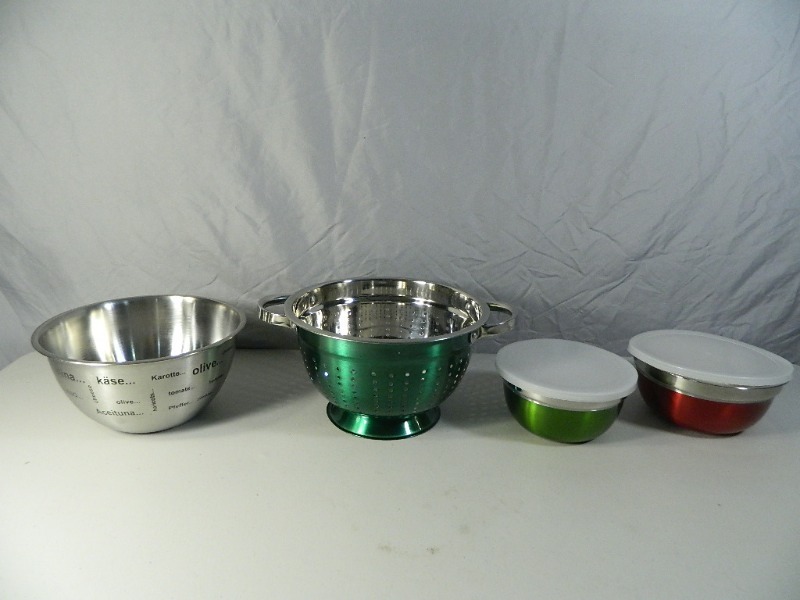 New Metal Bowls and More
