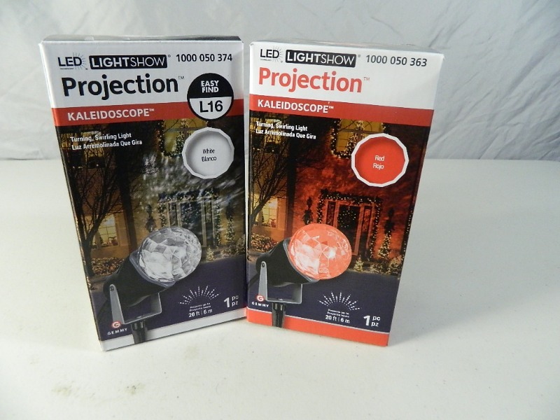 2 New LED Lightshow Projectors