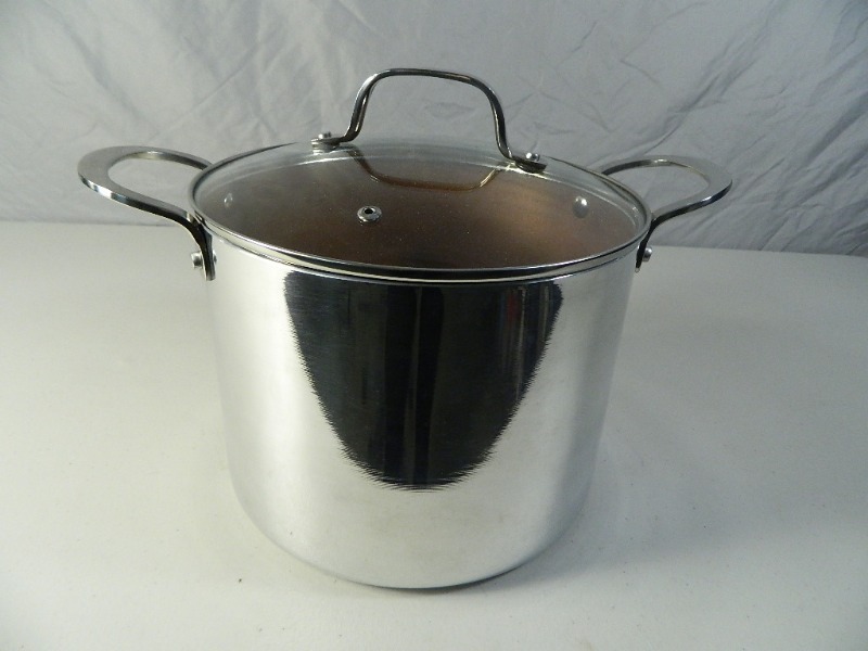 New Stock Pot with Glass Lid