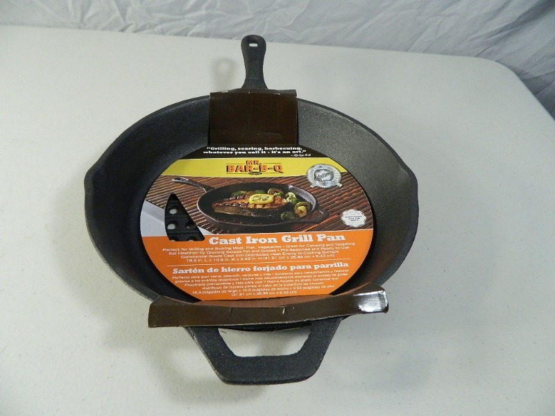 New Cast Iron Grill Pan