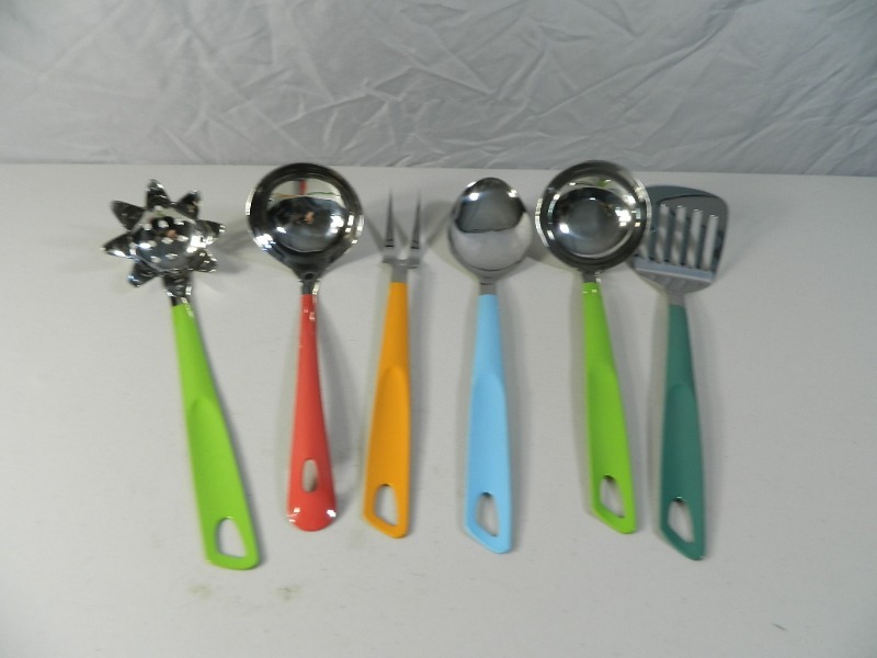 6 New Colored Utensils