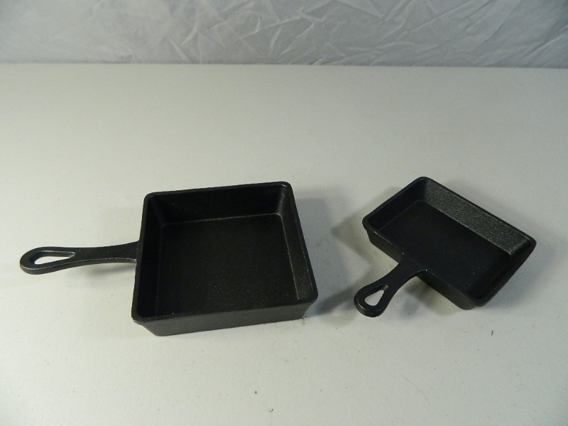 2 New Cast Iron Pans