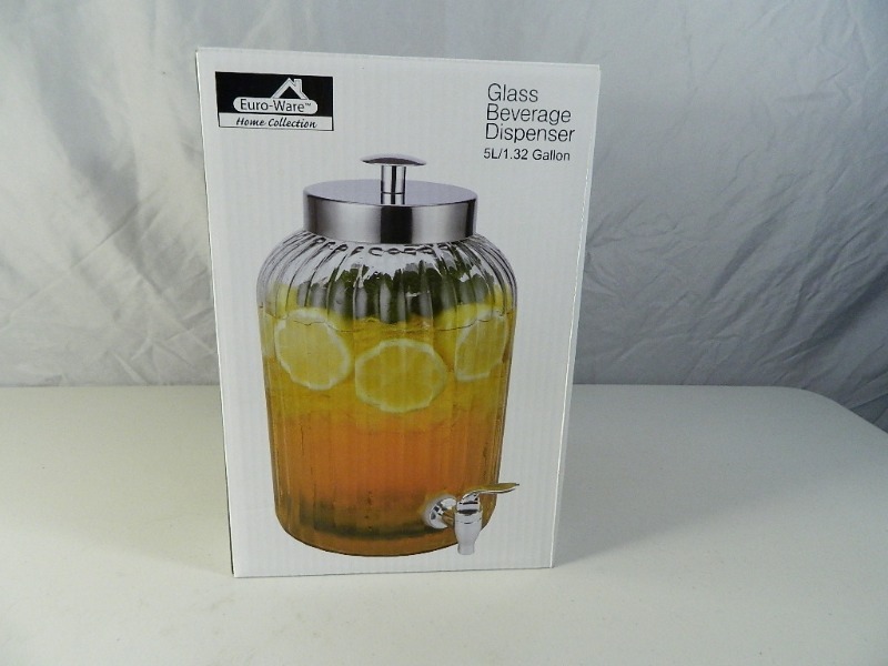 New Glass Beverage Dispenser