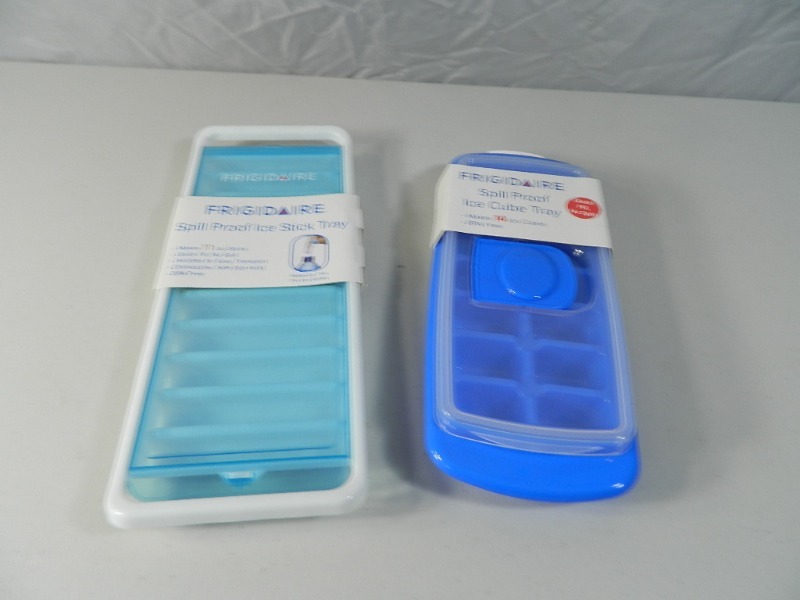 2 New Frigidaire Spillproof Ice Cube Trays