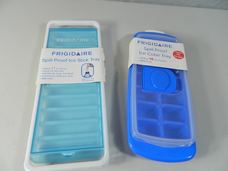 3 New Frigidaire Spill Proof Ice Cube Trays, 100% New Merchandise, Tools,  BBQ, Pots/Pans, Blankets, Cast Iron, Organization, and More!