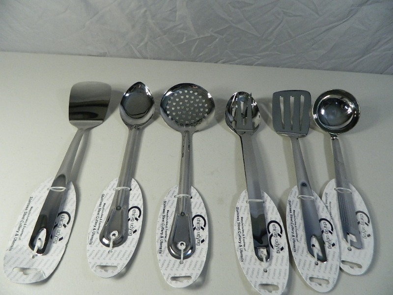 7 New Stainless Steel Kitchen Utensils
