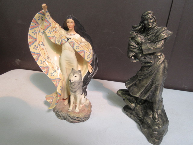 lot 535 image: THE DREAMCATCHER FIGURINE AND A CERAMIC CAST