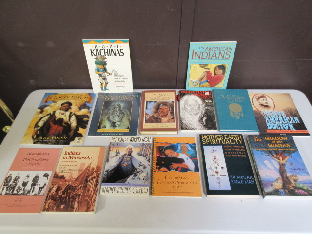 lot 556 image: NATIVE AMERCIAN THEMED BOOKS