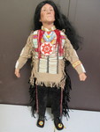 LARGE, LIMITED EDITION NATIVE AMERICAN DOLL