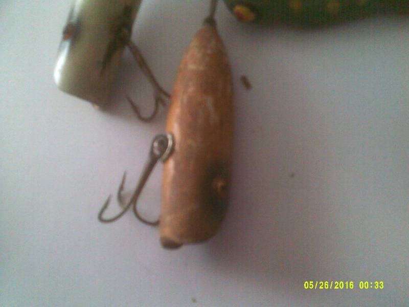 3 ANTIQUE FISH LURE