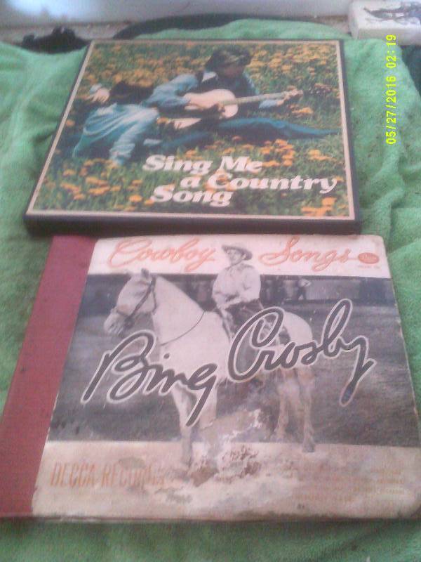2 ANTIQUE RECORD PACKS