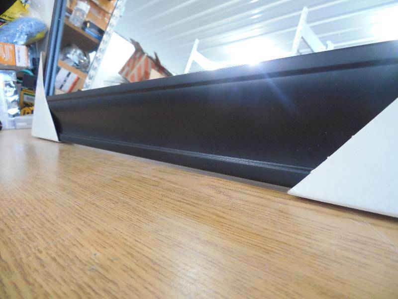 lot 80 image: BRAND NEW 30X42 FRAMED MIRROR (BLACK )