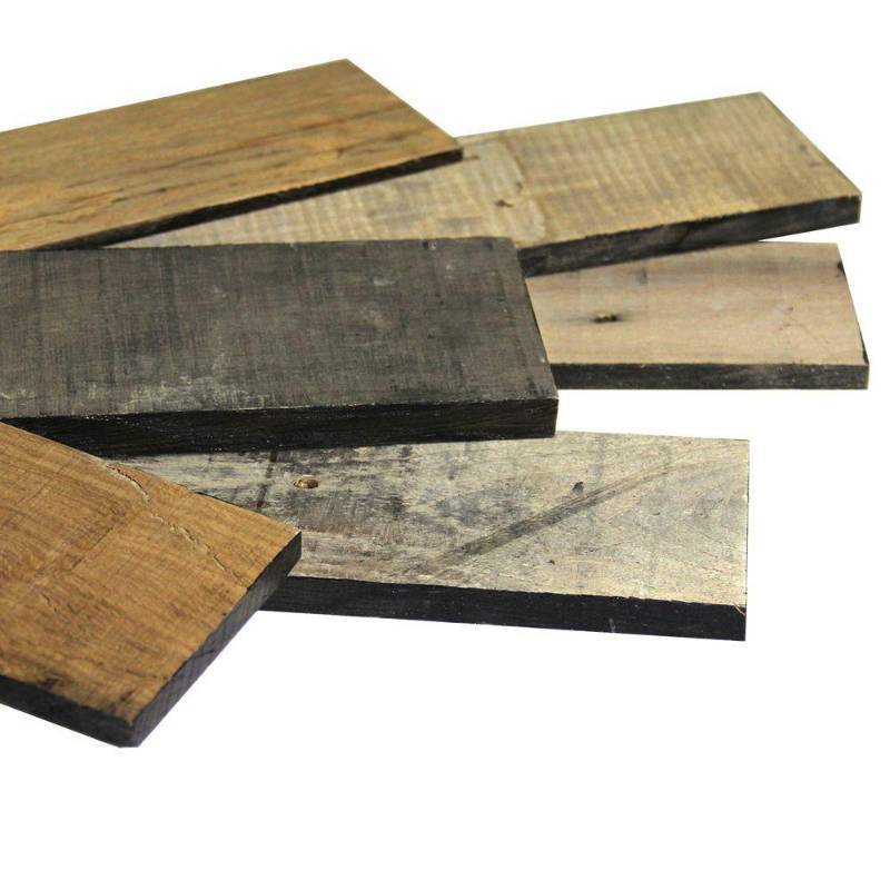 lot 8 image: Nuvelle Deco Planks Picket Fence Sun Baked 12 in. x 4 in. Wide x 24 in. Length Solid Hardwood Wall Planks (240 sq. ft. X 24 case)
