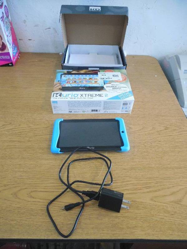 lot 64 image: Kurio Xtreme 2 7 Touch Screen 16GB Android Tablet - Blue, C15150M