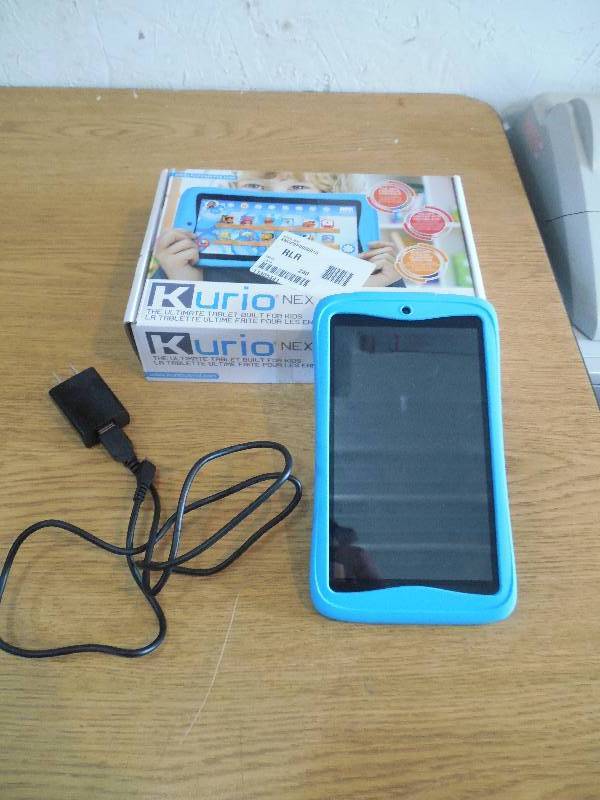 lot 118 image: Kurio Next 7 HD 16GB Android Tablet - Blue, C17150US