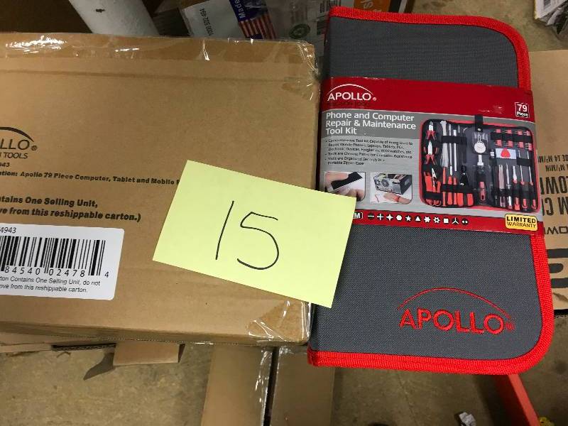 Apollo Tools 79 Piece Phone and Computer Repair and Maintance Tool Kit  New