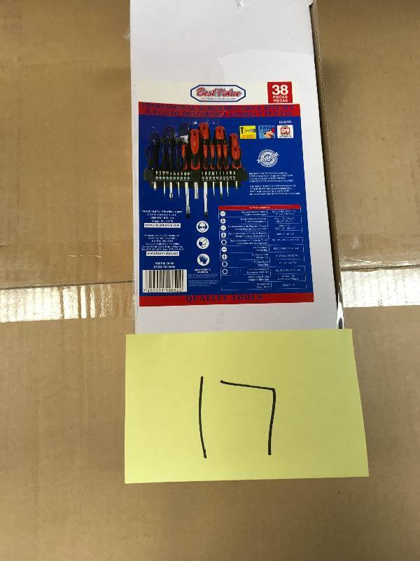 Best Value 38 Piece Professional Screwdriver and Bit Set  New
