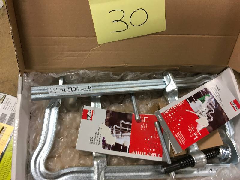 Bessy Omega Bend Clamp with T Handle- Lot of 3  New